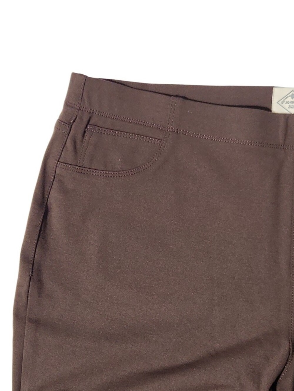 St John's Bay Brown Secretly Slender Jegging Fit Slim Leg XL - Picture 3 of 11